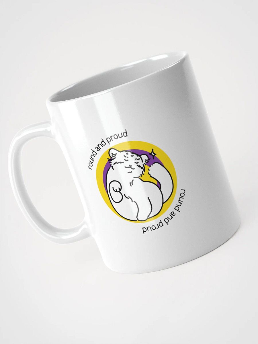 Round and Proud Manul Intersex Version - White Mug product image (8)