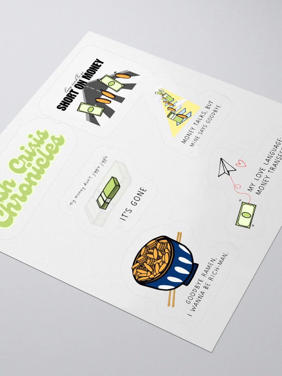Cash Crisis Chronicles Sticker Set product image (6)