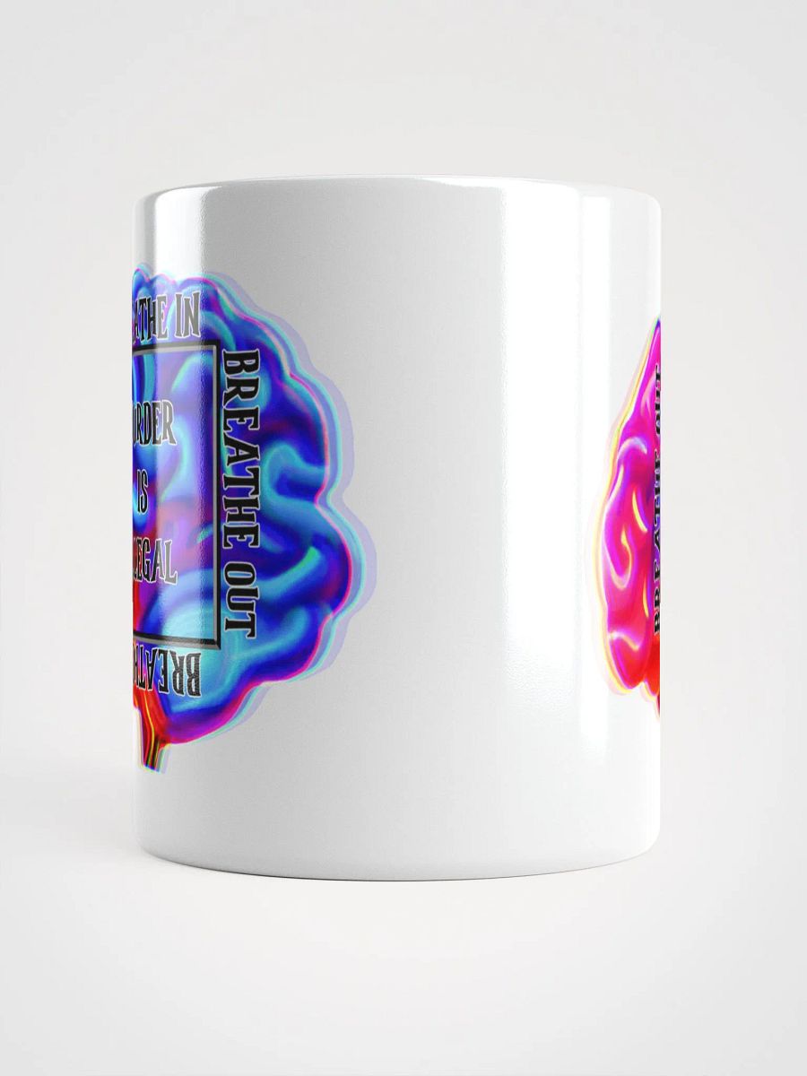 Breathe White Glossy Mug product image (5)