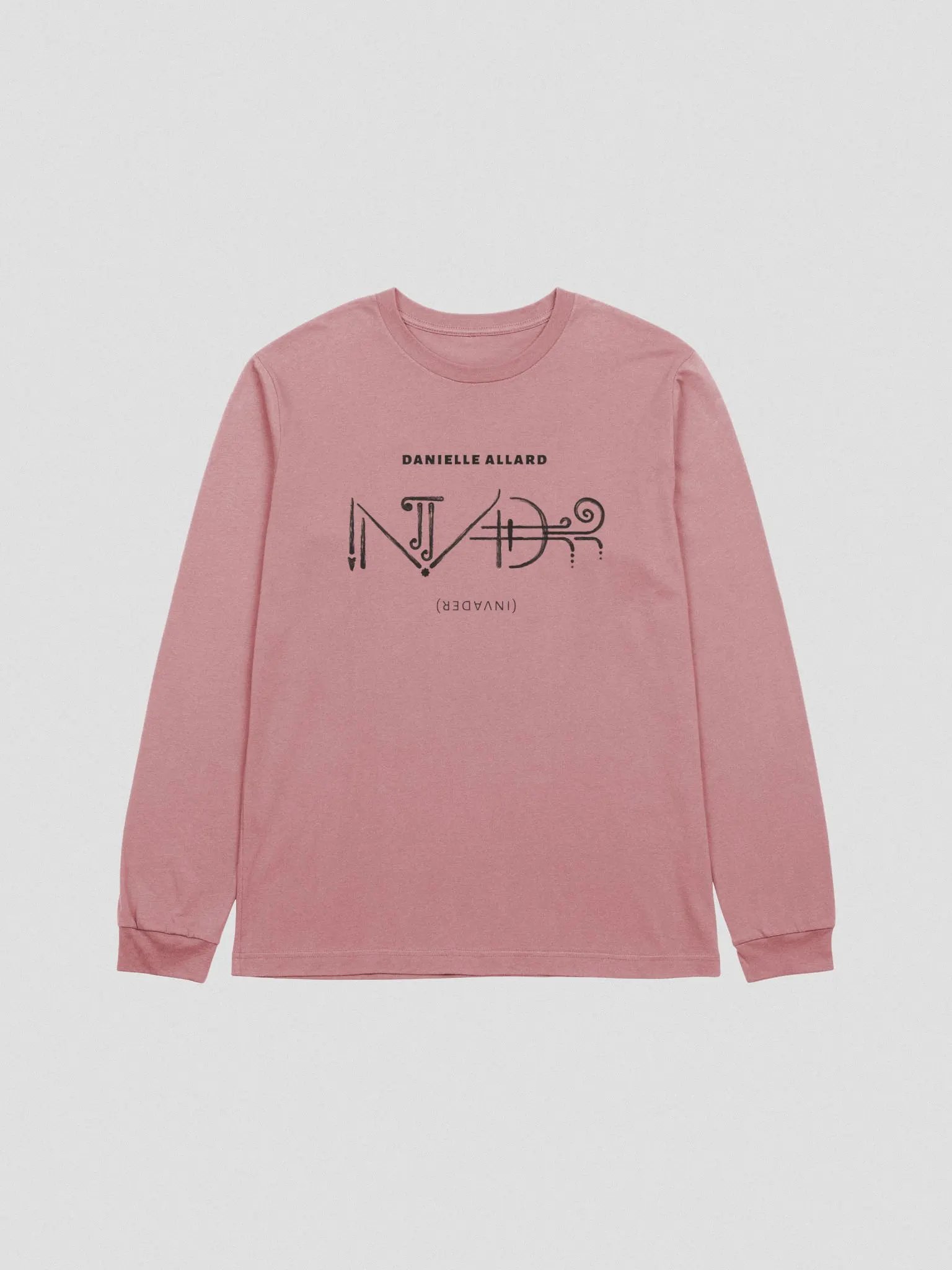 INVADER Logo Long Sleeve T-Shirt [Dark] product image (2)