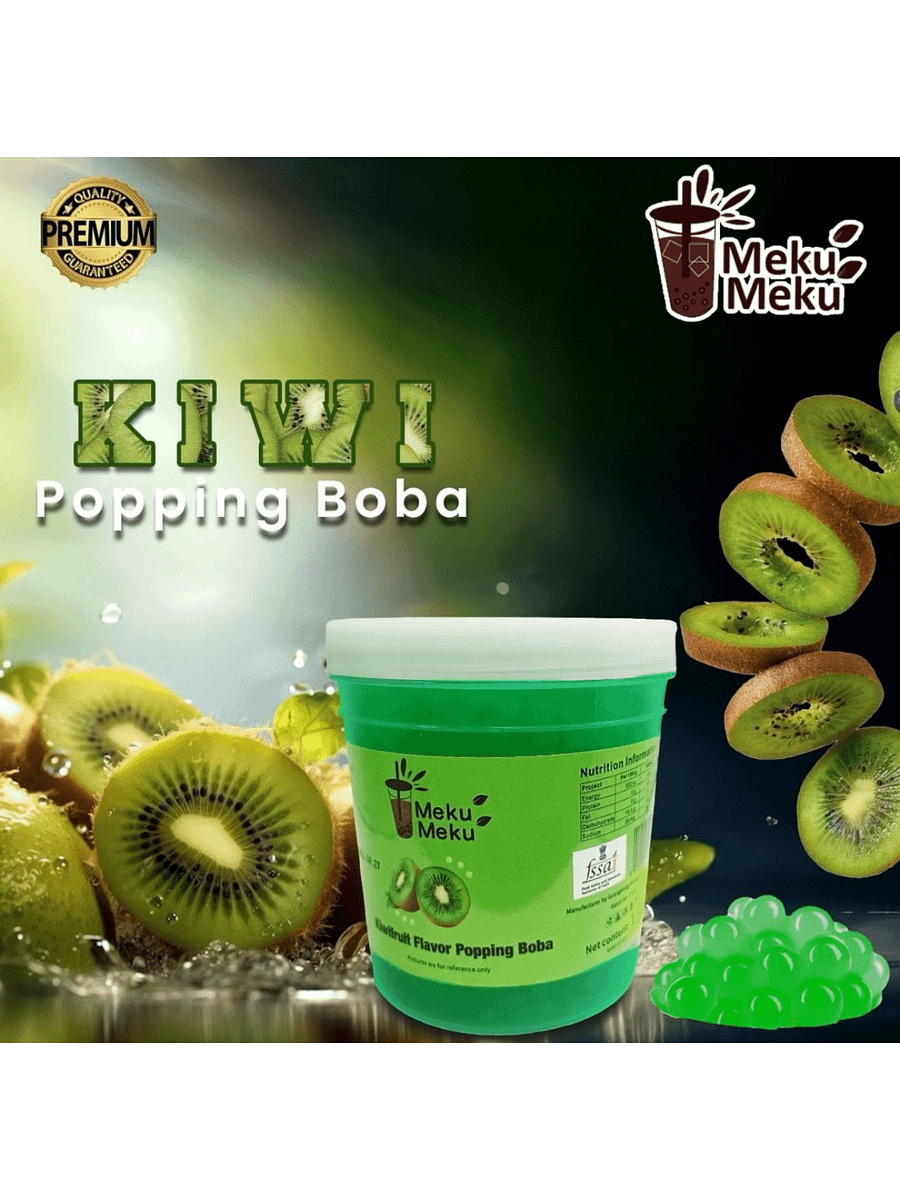 Kiwi Popping Boba Crystals Delicious Flavour product image (1)