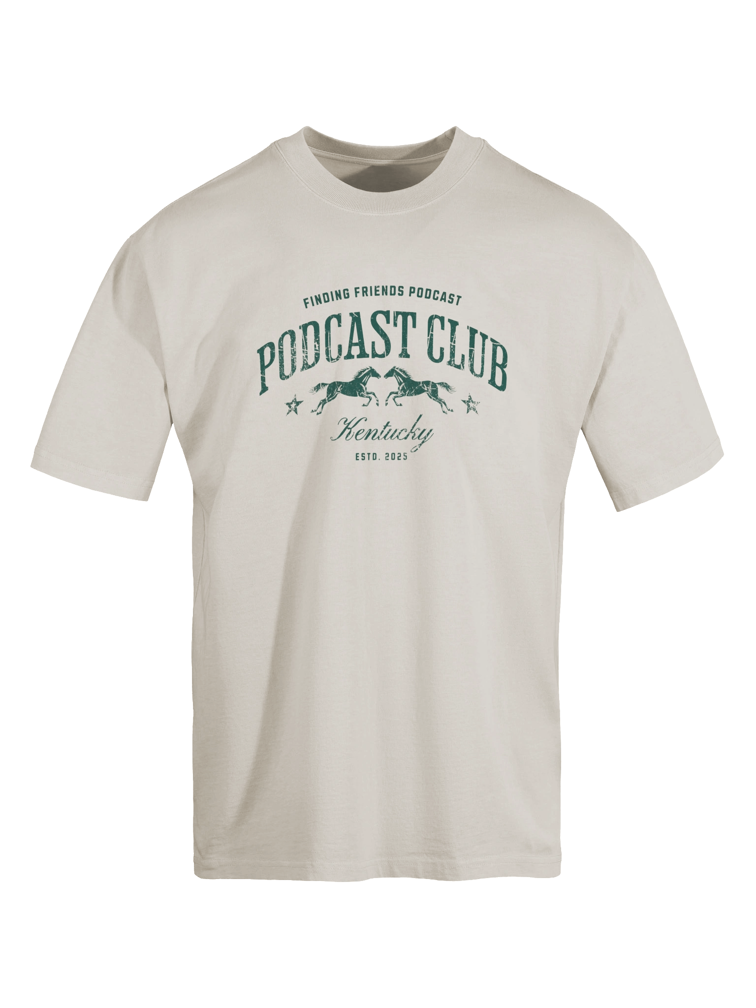 Podcast Club Vintage Oversized Tee product image (6)