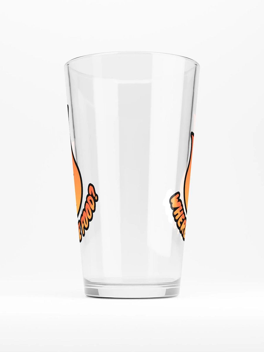 Where's The Food Pint Glass product image (3)