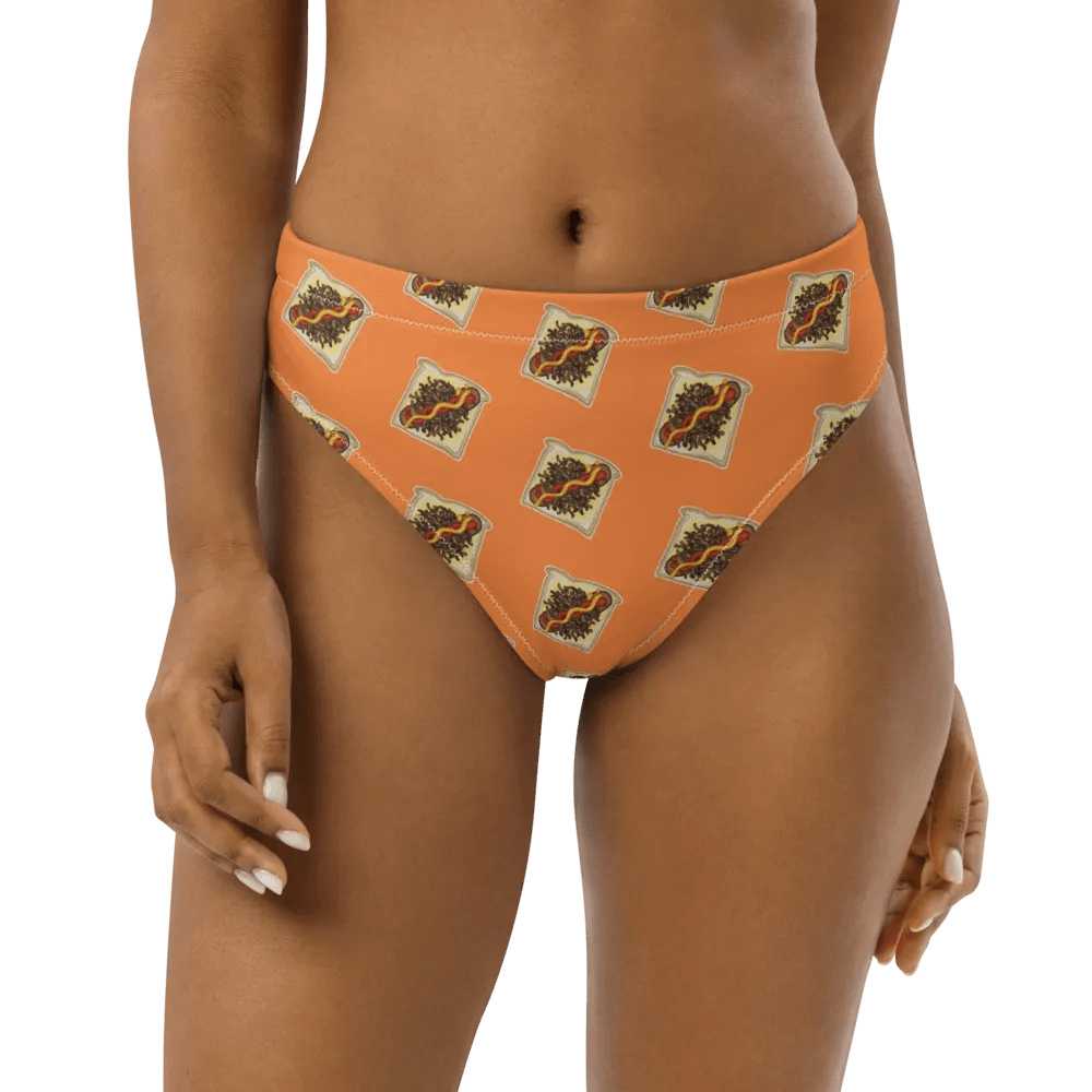 Snags - All-Over Print Recycled High Waisted Bikini Bottom product image (5)