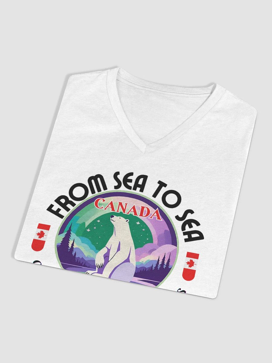 Northern Lights Pride Women's V-Neck Tee product image (9)