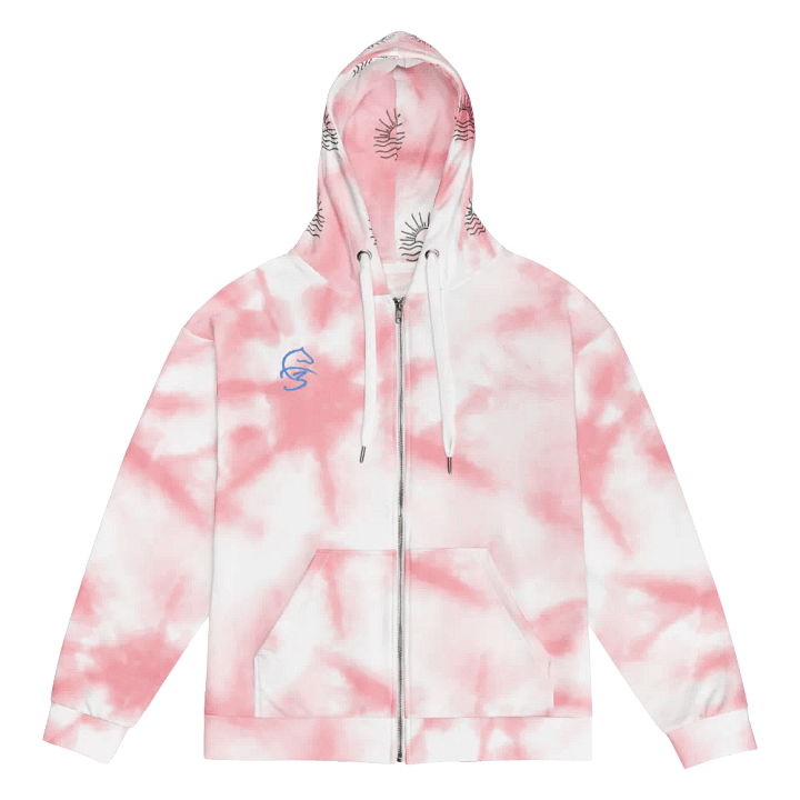 F3 Sunset Unisex Zip Hoodie ( Pink ) product image (1)
