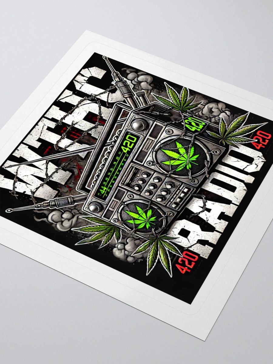 Da WTHC Radio Boombox Sticker Set product image (9)