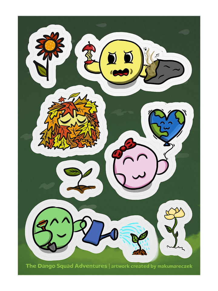 Earth Day Set - Kiss Cut Sticker Sheet product image (1)