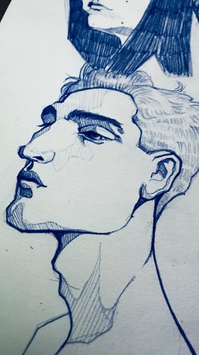Día 06 nuevamente un retrato. #retratoalapiz #portraitdrawings #portraitsketching✏️