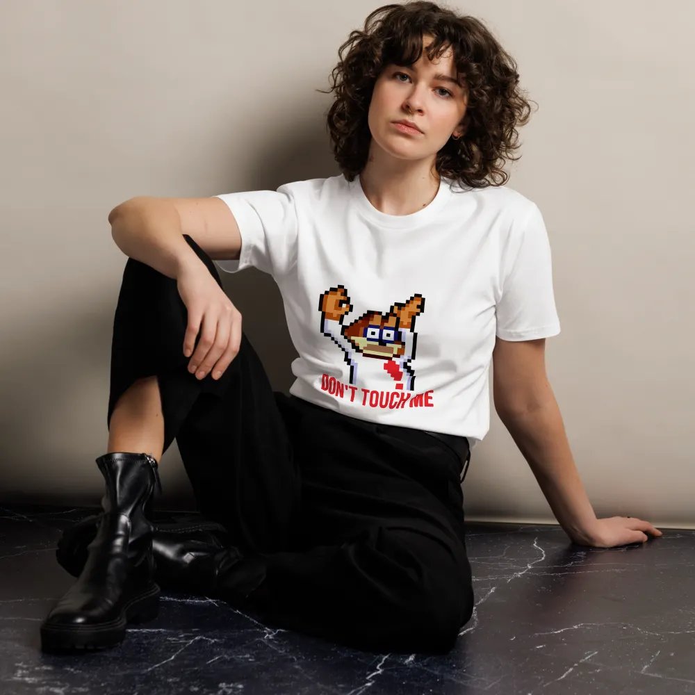 Don't Touch Me T-shirt White product image (10)