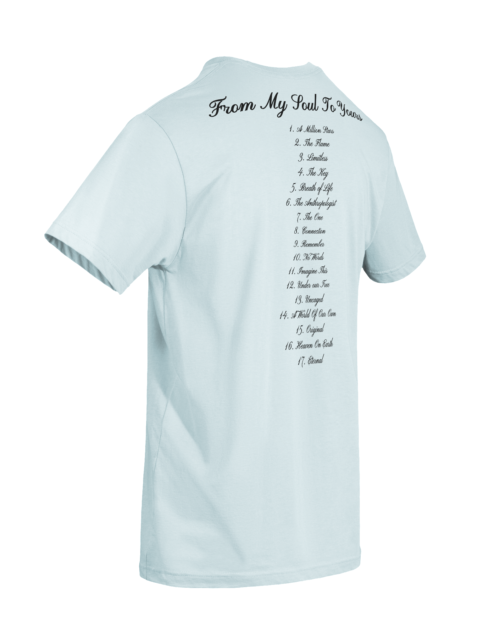 "From my soul to yours" tee (Light Blue) product image (11)