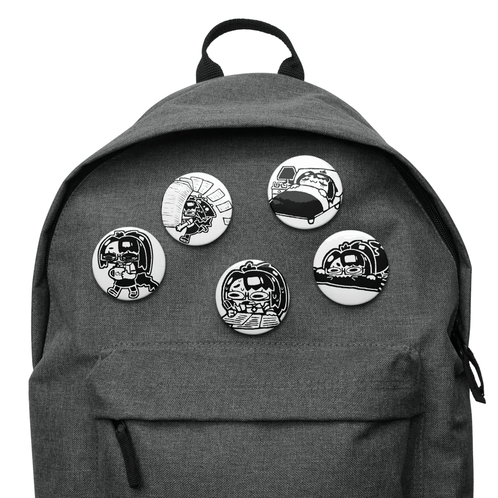 5x Struggle Button Pins (L) product image (3)