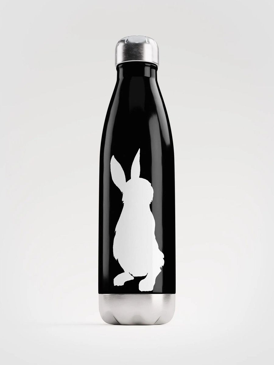 Stainless Steel Water Bottle - HARE 0002 - WHITE product image (1)