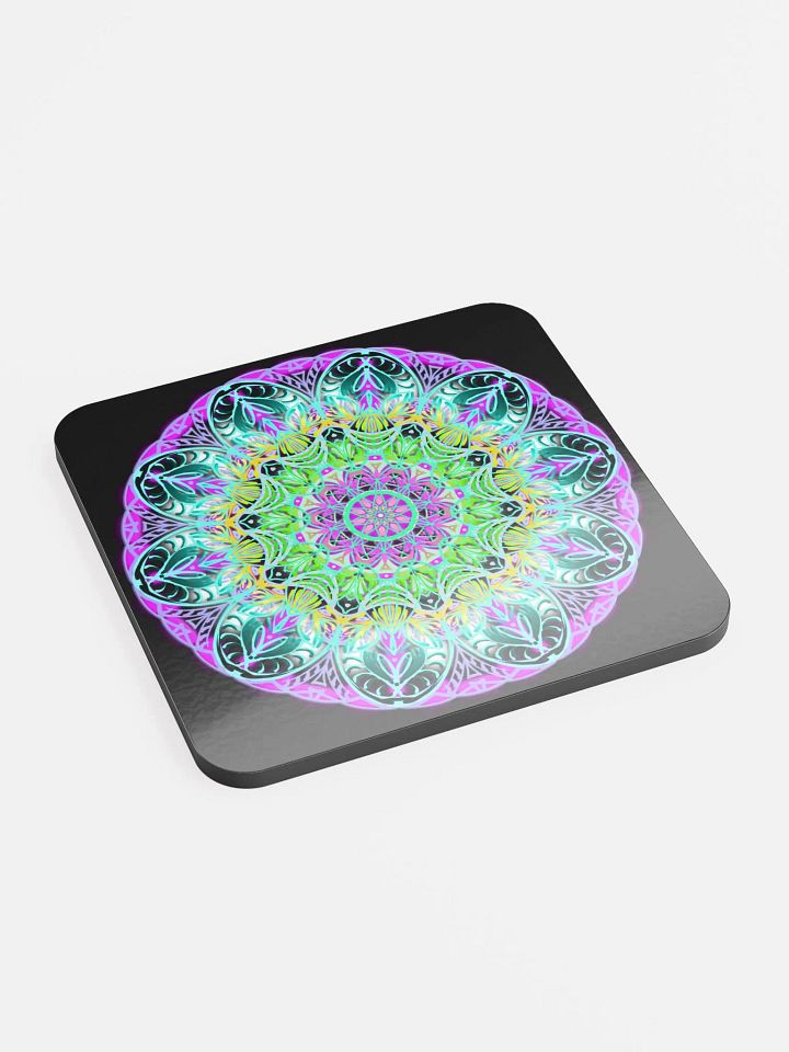 Neon Mandala Dream Coaster product image (2)