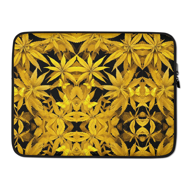 Kaleidoscope Leaves Laptop Sleeve product image (2)