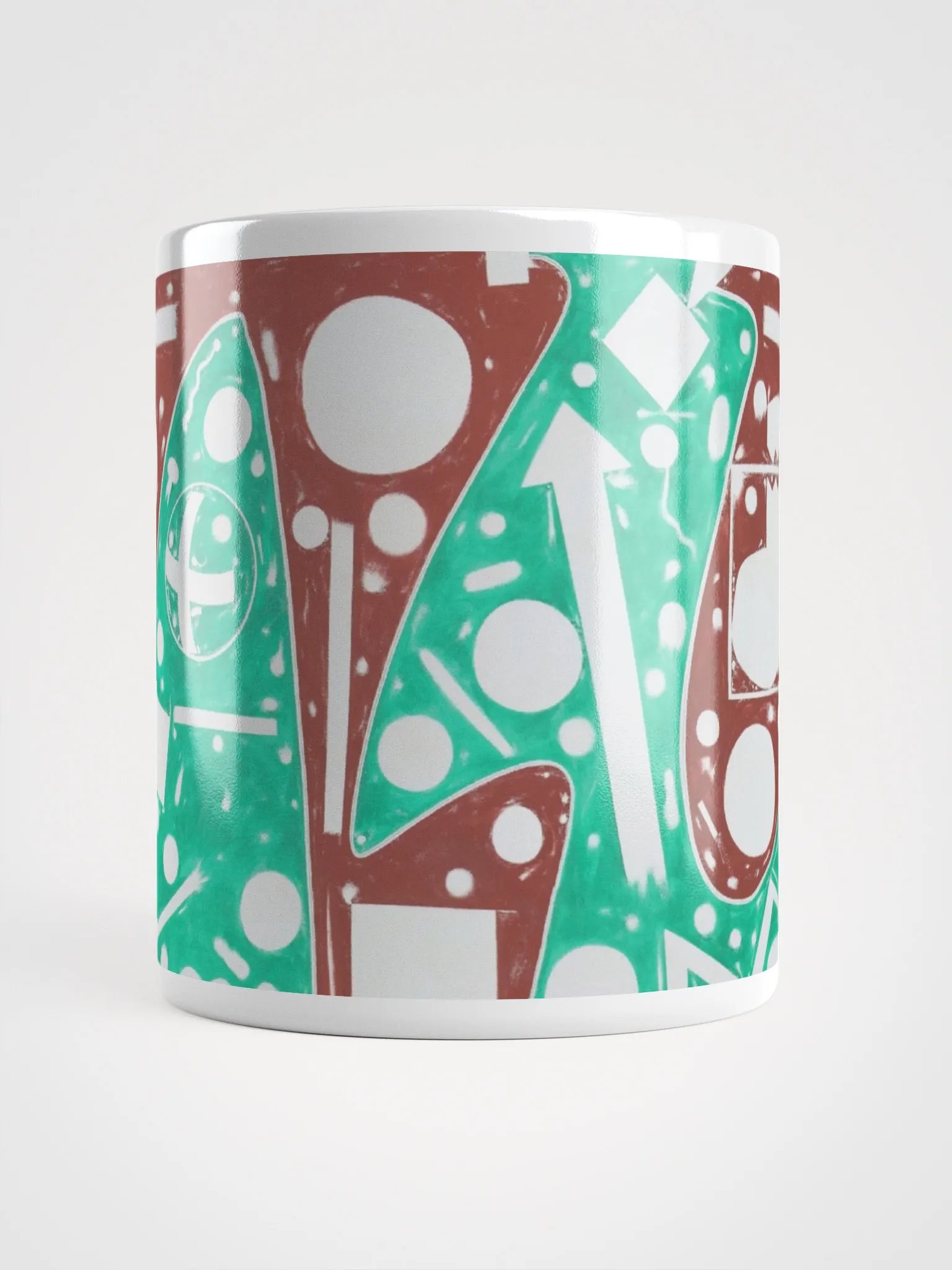 Cartoon Cosmos White Glossy Mug product image (5)