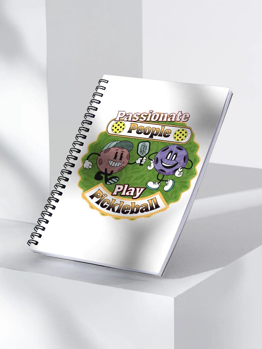 Passionate People Play Pickleball Spiral Notebook product image (3)