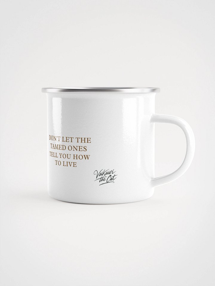 Vaikauri Cat Enamel Mug product image (1)
