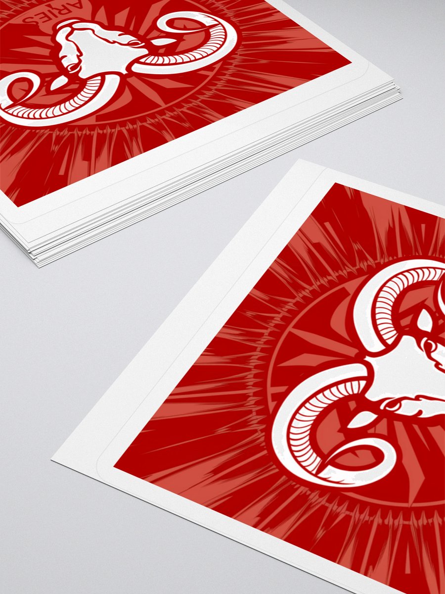 Trending Aries Ram Head Vinyl Sticker - Exclusive Zodiac Art product image (10)