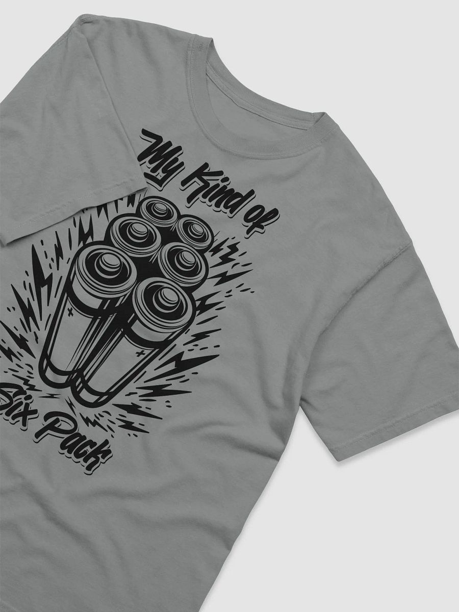 My Kind of Six Pack black heavyweight t-shirt product image (3)