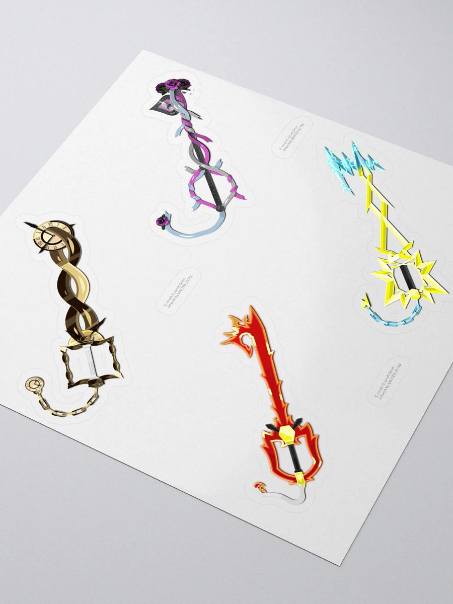Custom Keyblade Sticker Sheet 7 - Neo Unicornis (1) product image (3)