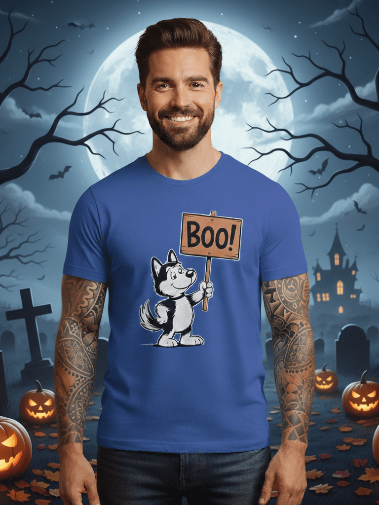 Boo Husky T-Shirt product image (1)