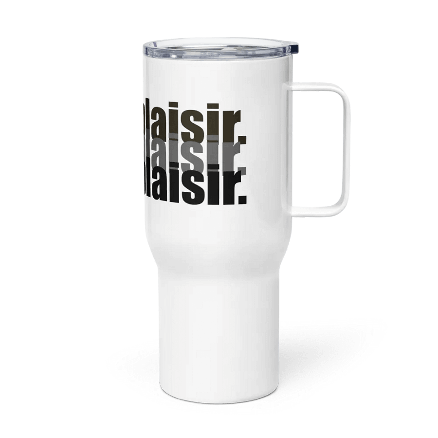 ''Ça fait plaisir'' Tasse de voyage avec poignée product image (3)