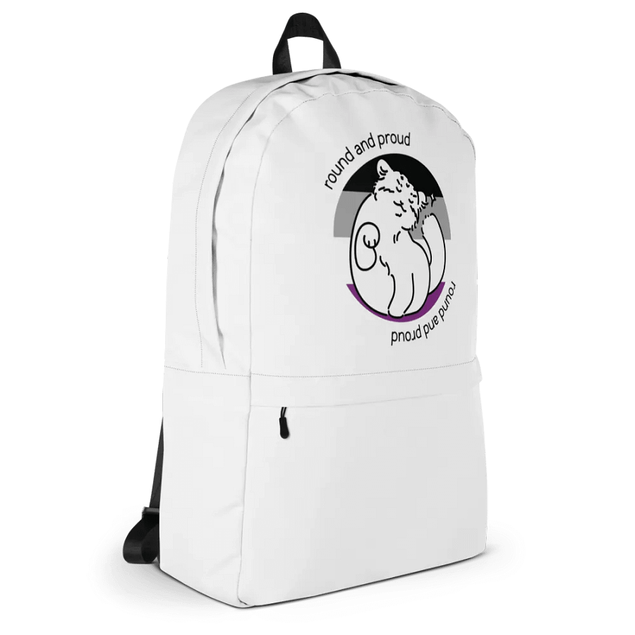 Round and Proud Manul Asexual Version - Backpack product image (4)