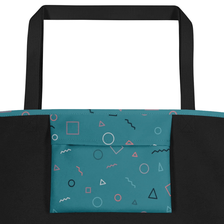 Turquoise Shapes Bag product image (2)