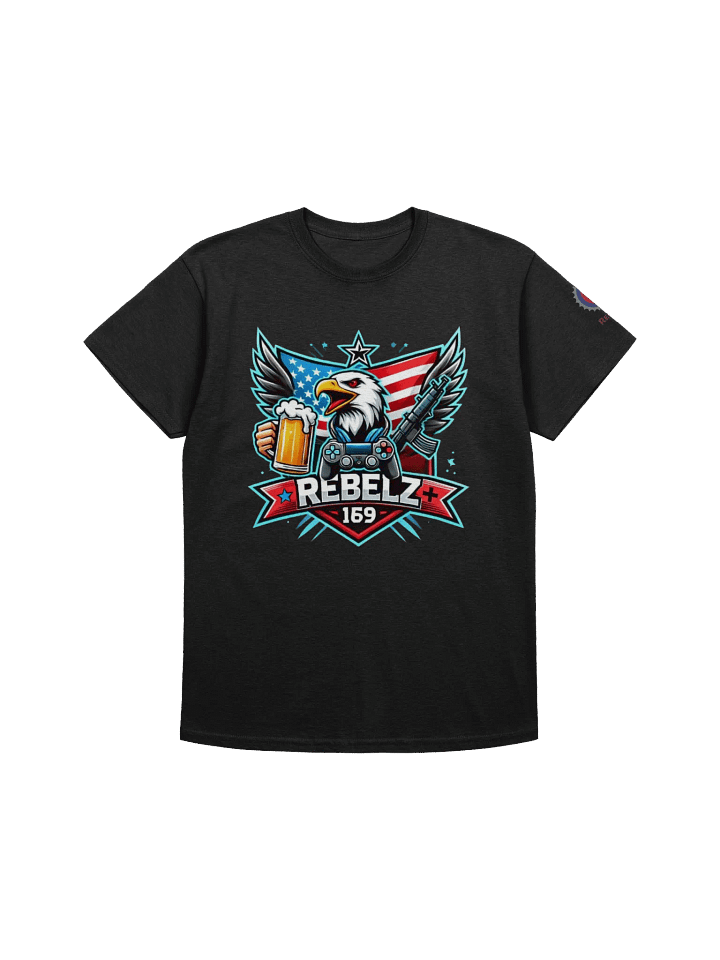 Rebelz169 Distressed Logo T-Shirt product image (1)