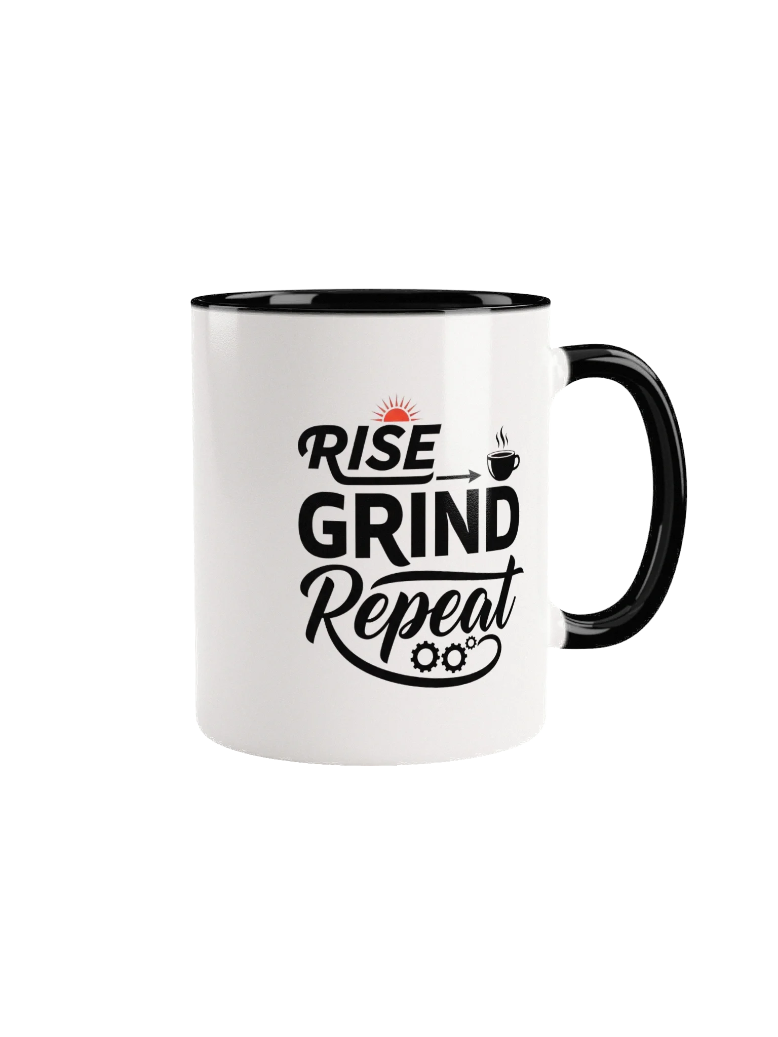 Rise, Grind, Repeat Mug – Motivational Coffee Cup for Daily Hustle & Productivity Boost product image (1)