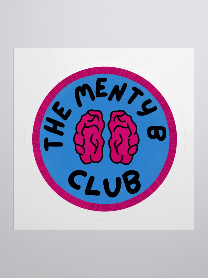 The Menty B Club Badge Sticker product image (1)