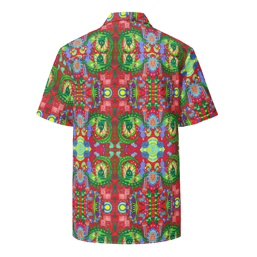 Abstract Doodles Imagination Unisex Hawaiian Shirt product image (8)
