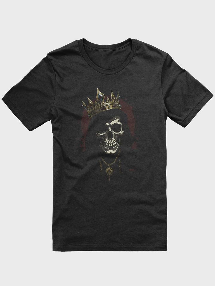 King of the Dead: Gothic Skull Crown Graphic T-Shirt product image (1)