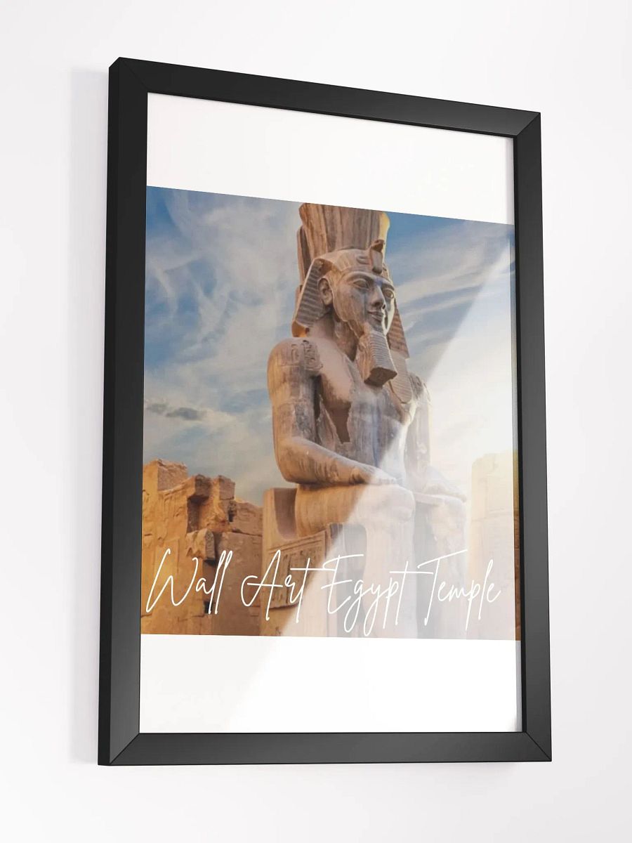 Wall Art Egypt Temple Framed High-Quality Matte Poster (in) product image (3)