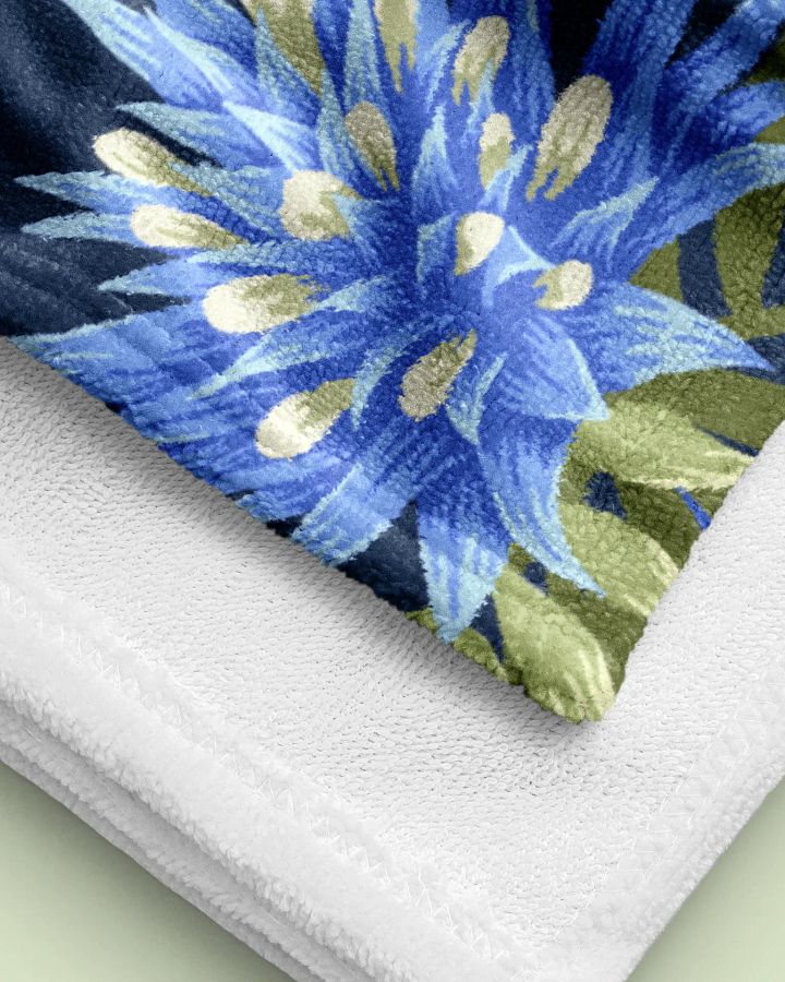Beach Towel - Fasciata Tropical / Blue & Green product image (2)