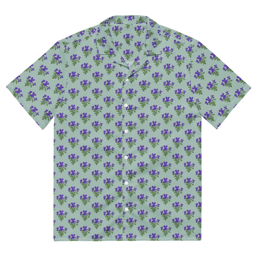 Violet Print Floral Shirt product image (6)