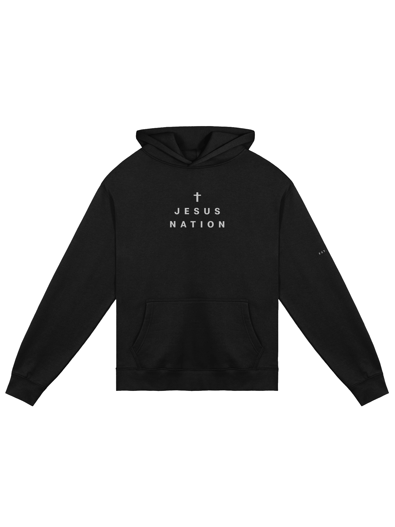 Jesus Nation Essential Hoodie (Black) product image (1)