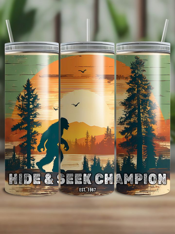 Big Foot Hide & Seek Champion Tumbler Wrap product image (1)