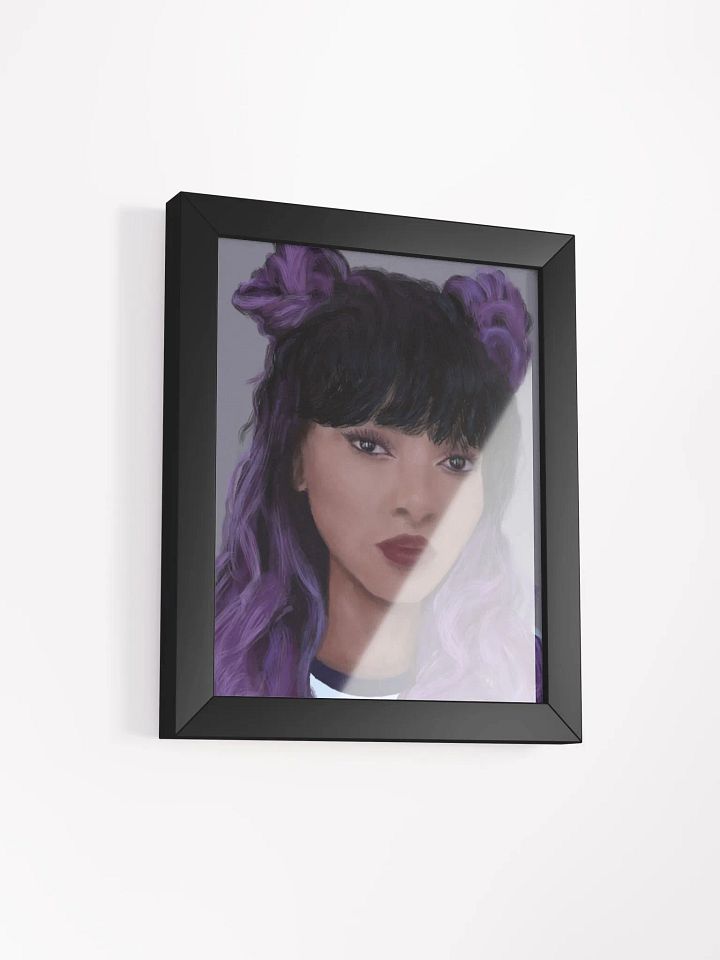 Vibrant Violet Locks Framed Matte Poster product image (4)