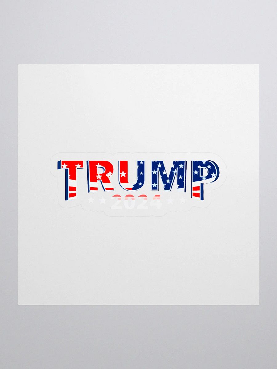 Patriotic Trump 2024 Kiss Cut Stickers product image (1)