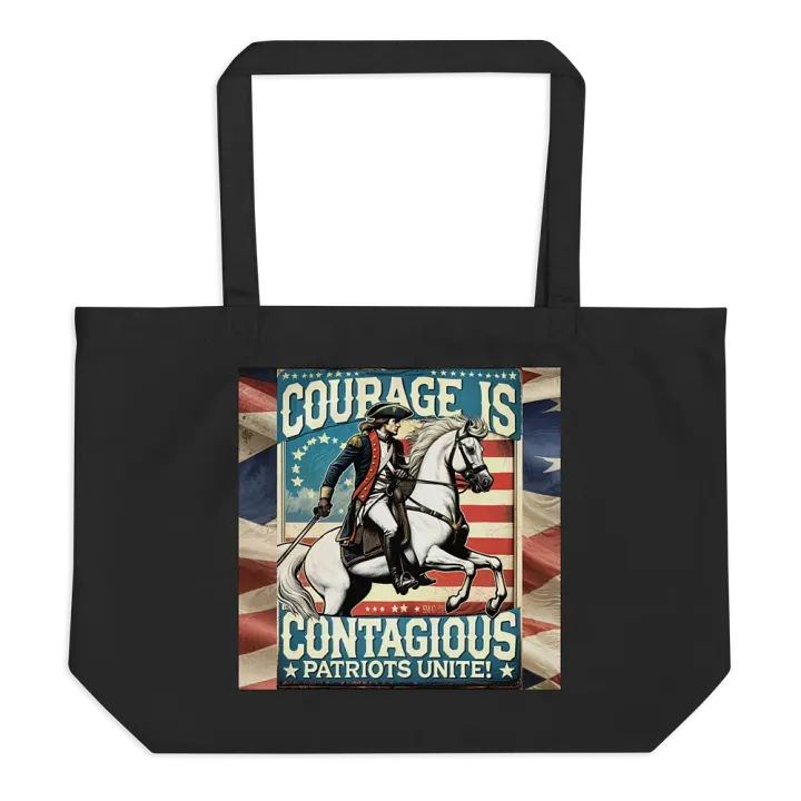 Courageous Patriots Organic Tote product image (1)