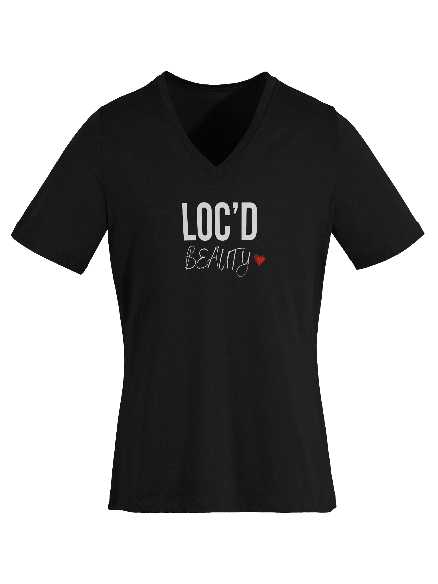 Loc'd Beauty V-Neck Tee product image (6)