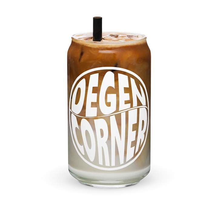 Degen Corner - Soda Glass (light logo) product image (2)