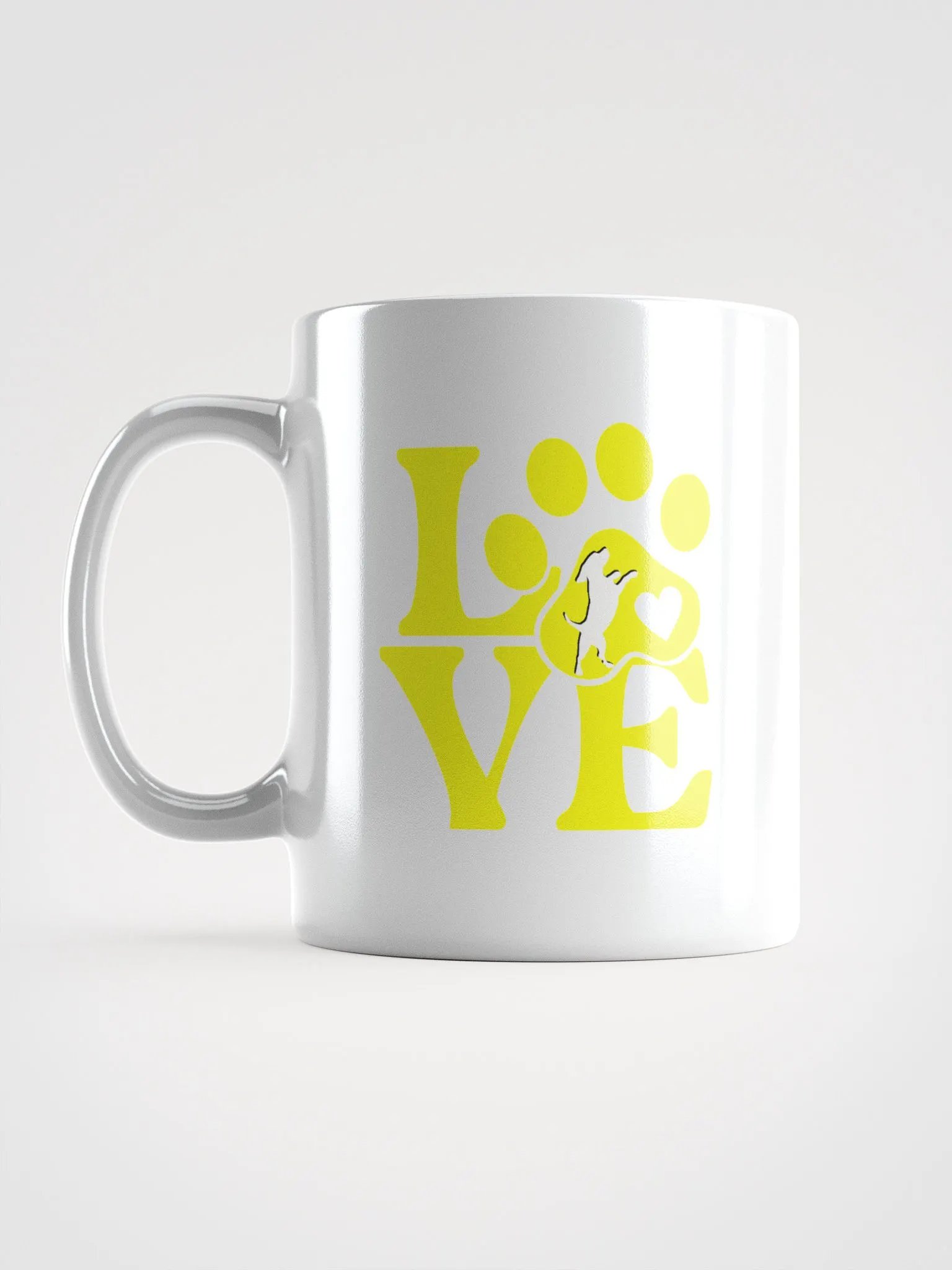 Dog Lover Coffee Mug, Yellow Love product image (6)
