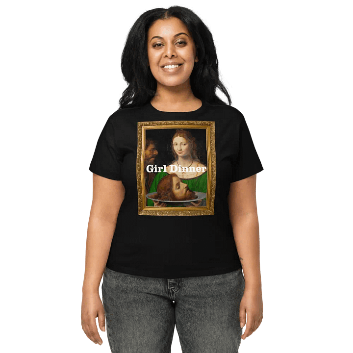 Girl Dinner Framed High-Waisted T-Shirt product image (1)