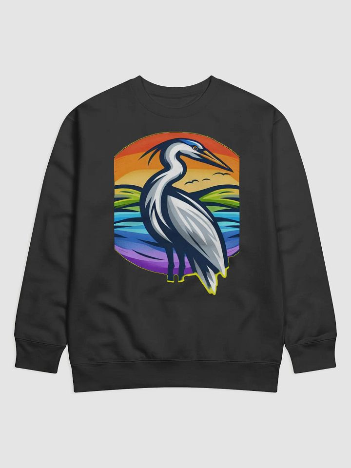 Sunset Heron Premium Sweatshirt product image (1)