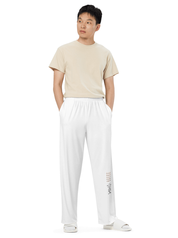 Grid Cozy Pants - orange line product image (4)