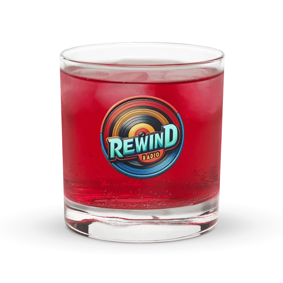 Vintage Vinyl Rewind Badge Glass product image (1)