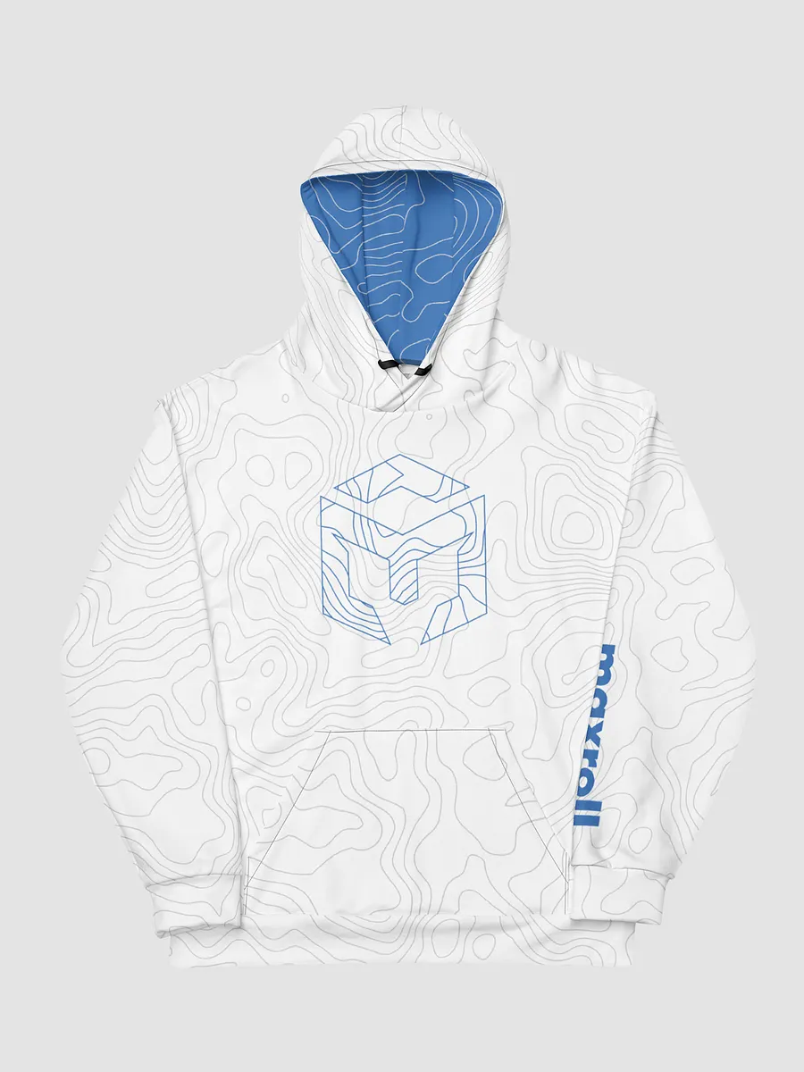 Maxroll Abstract White Hoodie product image (3)